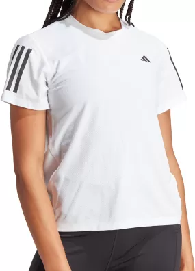 adidas Own The Run Short Sleeve Womens Running Top - White