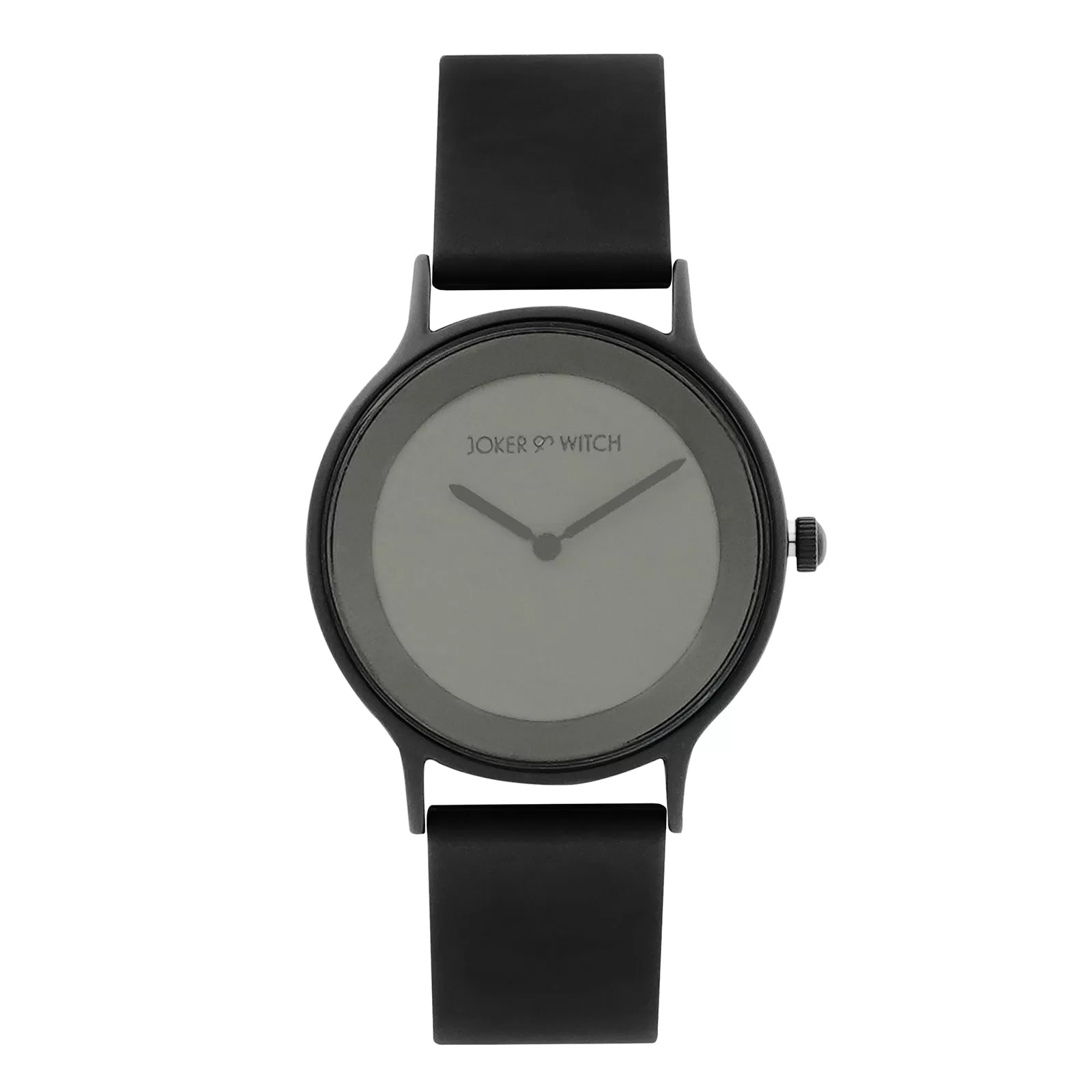 Alpine Black Silicone Strap Watch