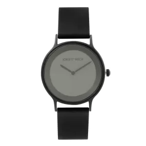 Alpine Black Silicone Strap Watch