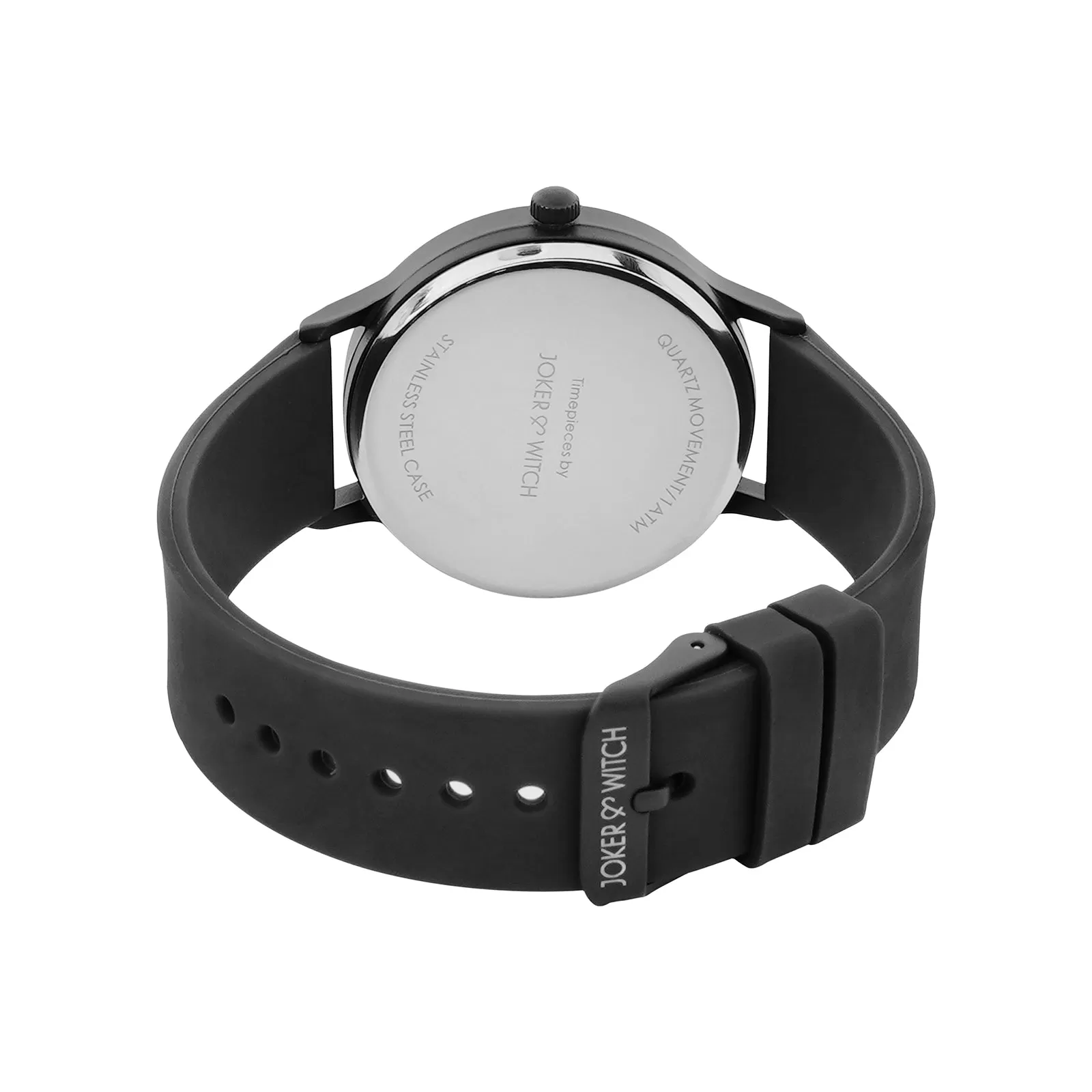 Alpine Black Silicone Strap Watch