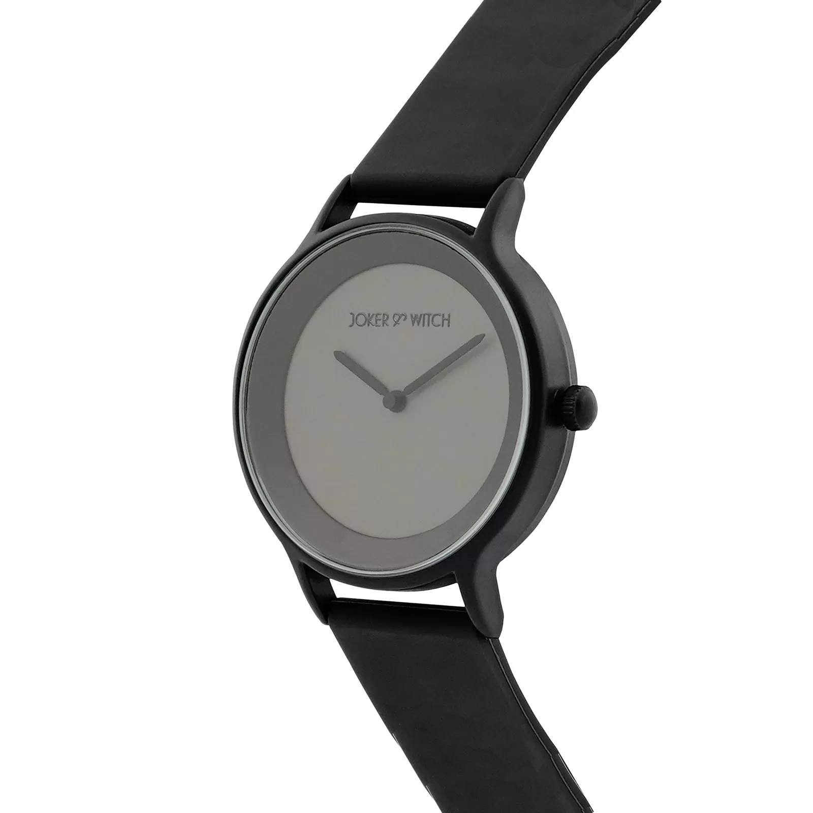 Alpine Black Silicone Strap Watch