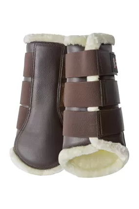 B Vertigo Wellington Brushing Boots- Brown