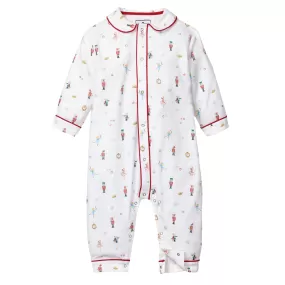 Baby's Twill Cambridge Romper in A Night at the Nutcracker