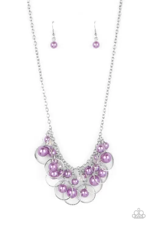 Ballroom Bliss Purple Necklace - Paparazzi Accessories