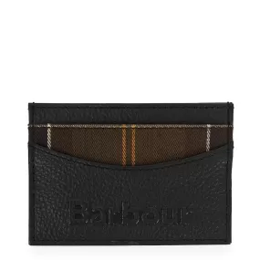 Barbour Debossed Logo Card Holder Classic Black