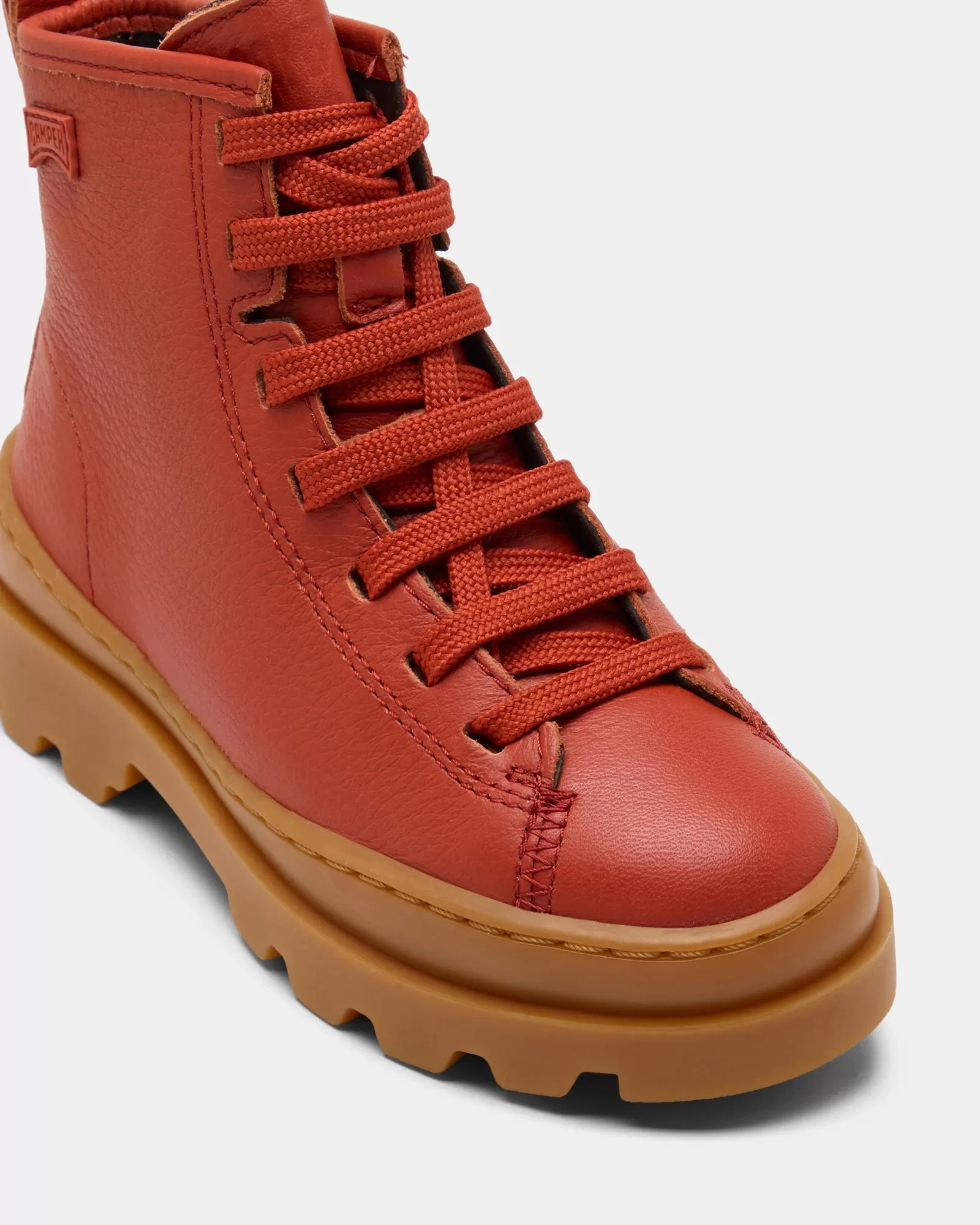 Brutus Lace Boot Youth Medium Red