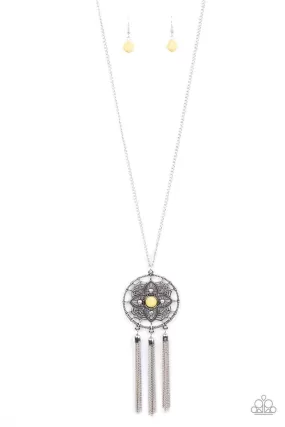 Chasing Dreams Yellow Necklace - Paparazzi Accessories