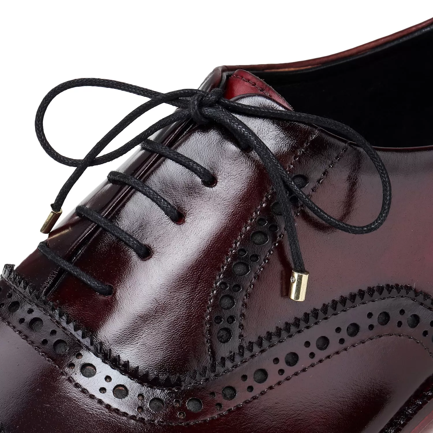 Classic Captoe Oxford - Wine Red