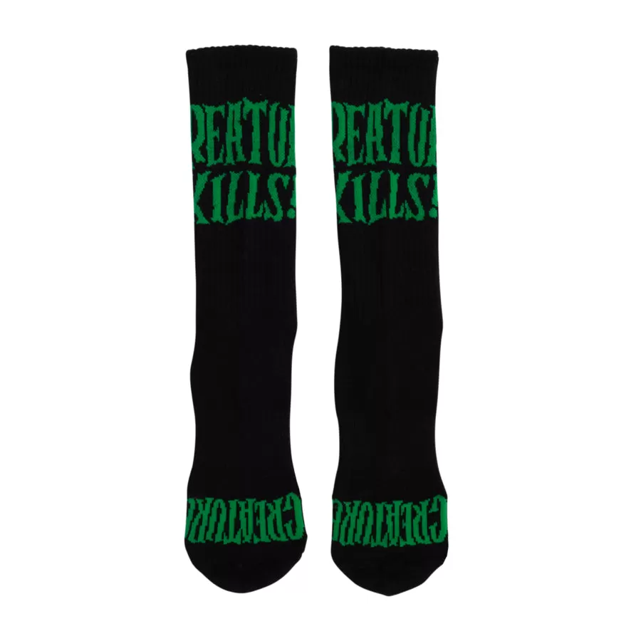 Creature Reaper Kills Crew Socks Black