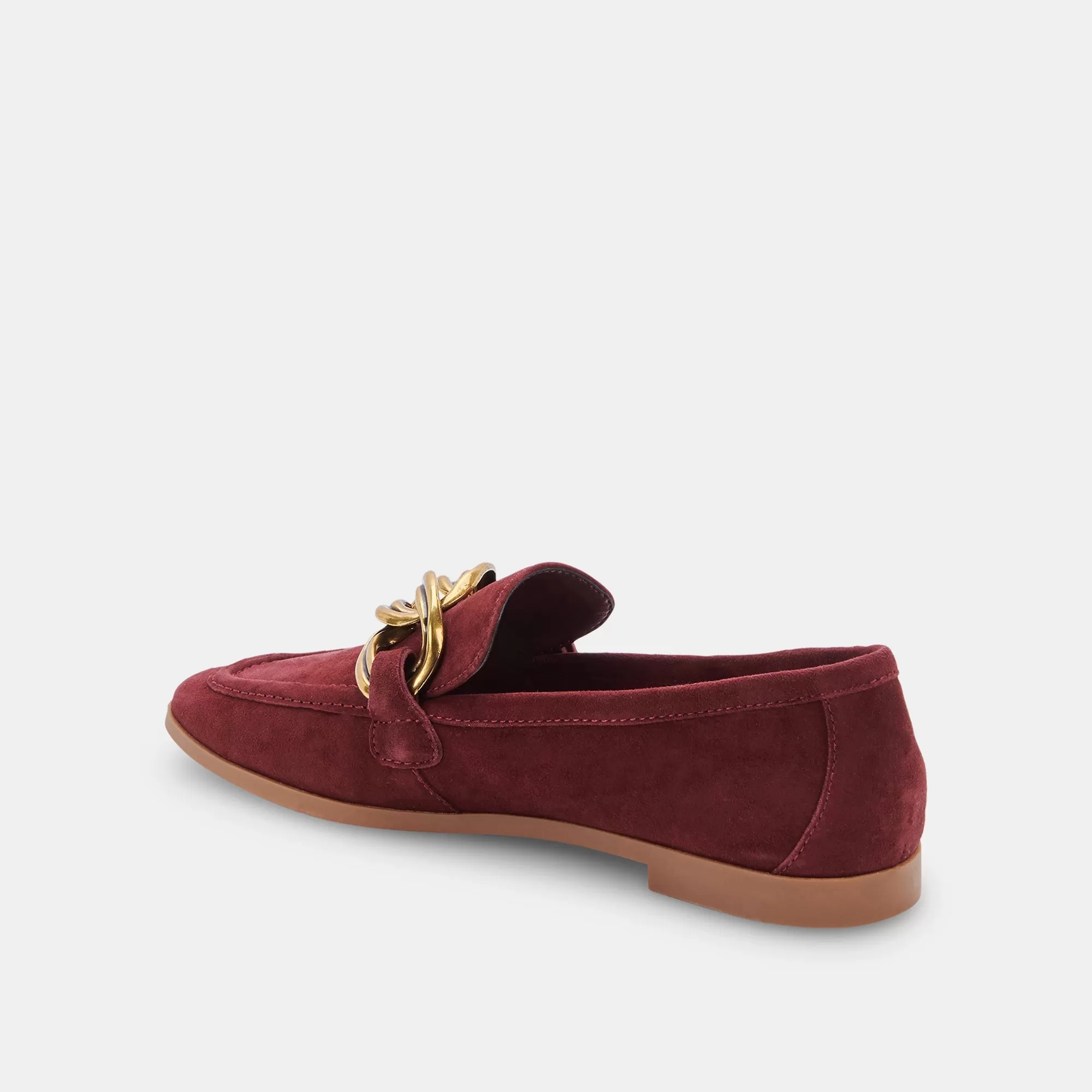 CRYS LOAFERS MAROON SUEDE - re:vita