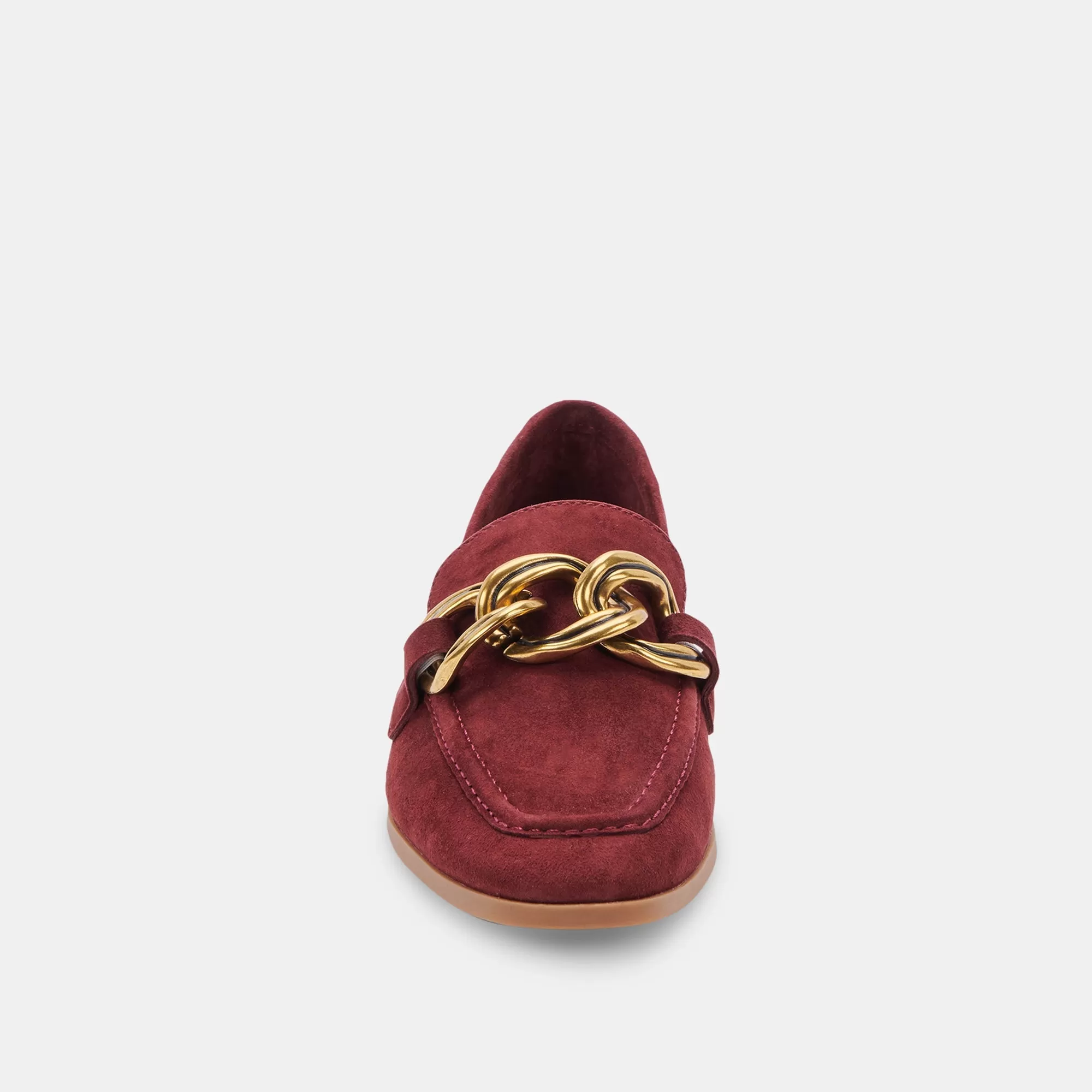 CRYS LOAFERS MAROON SUEDE - re:vita