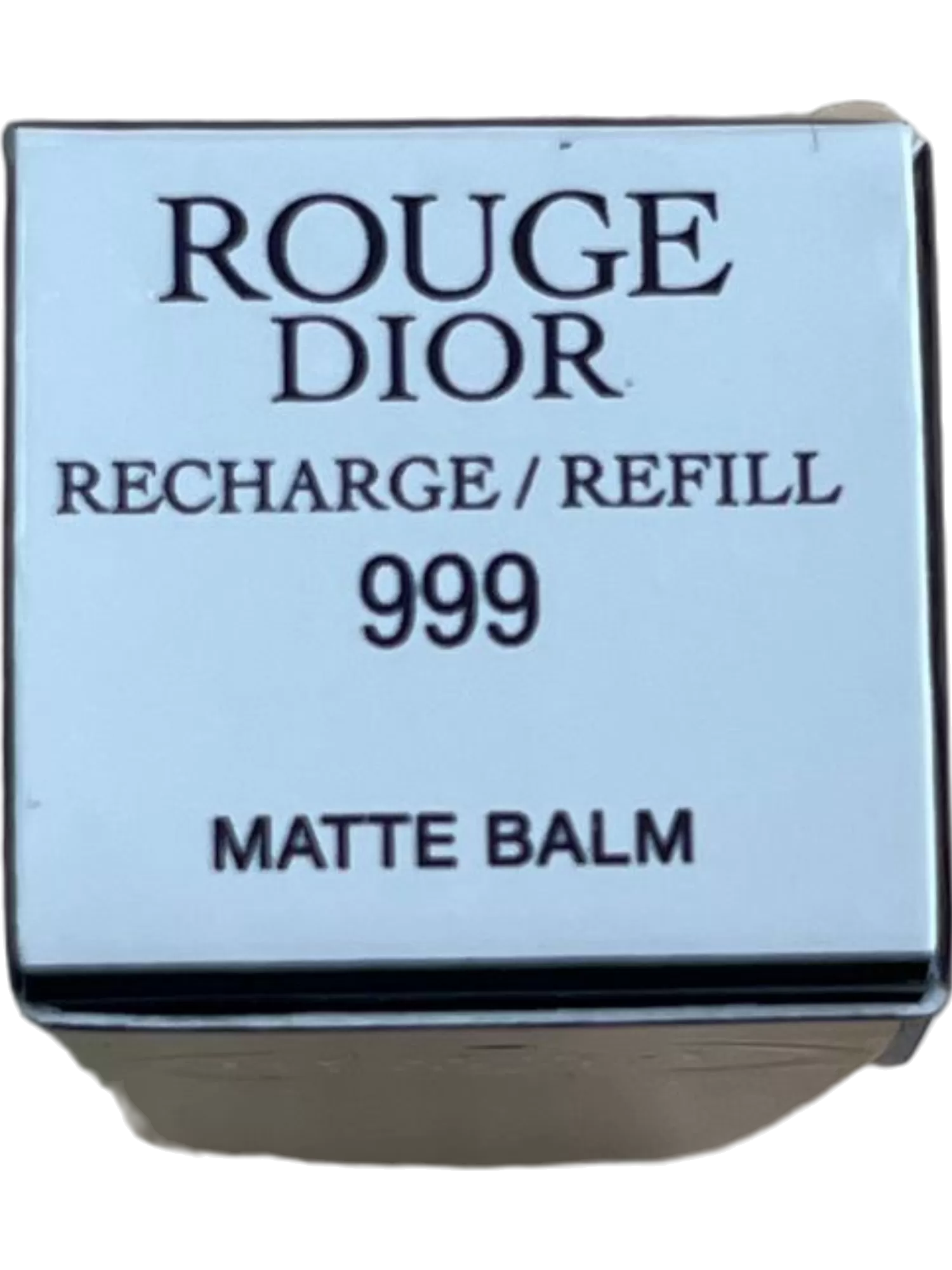 DIOR Red Rouge Dior Matte Lip Balm 999 Refill