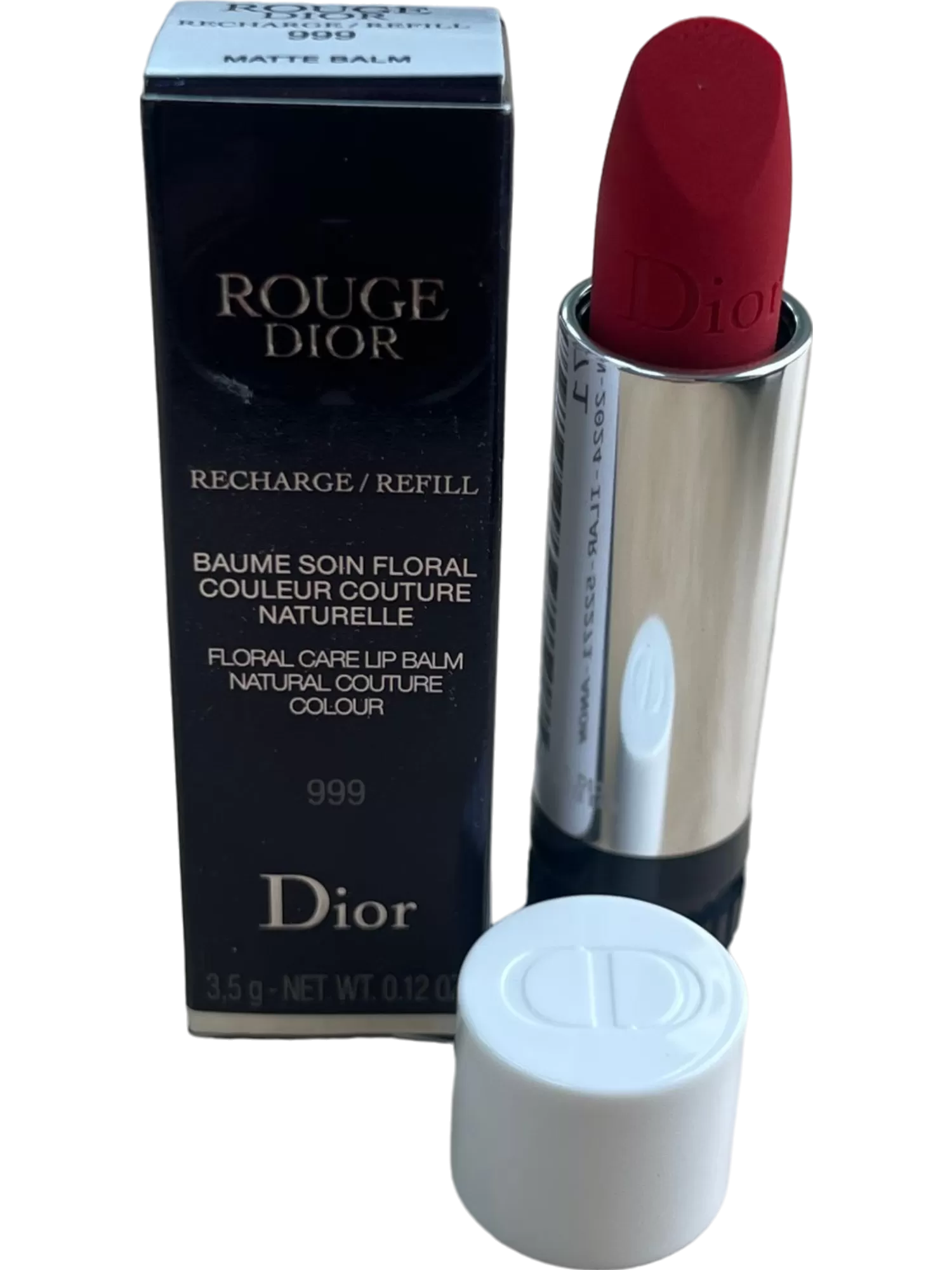 DIOR Red Rouge Dior Matte Lip Balm 999 Refill