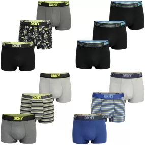 DKNY Mens Mainline Boxer Trunks (3-Pack)