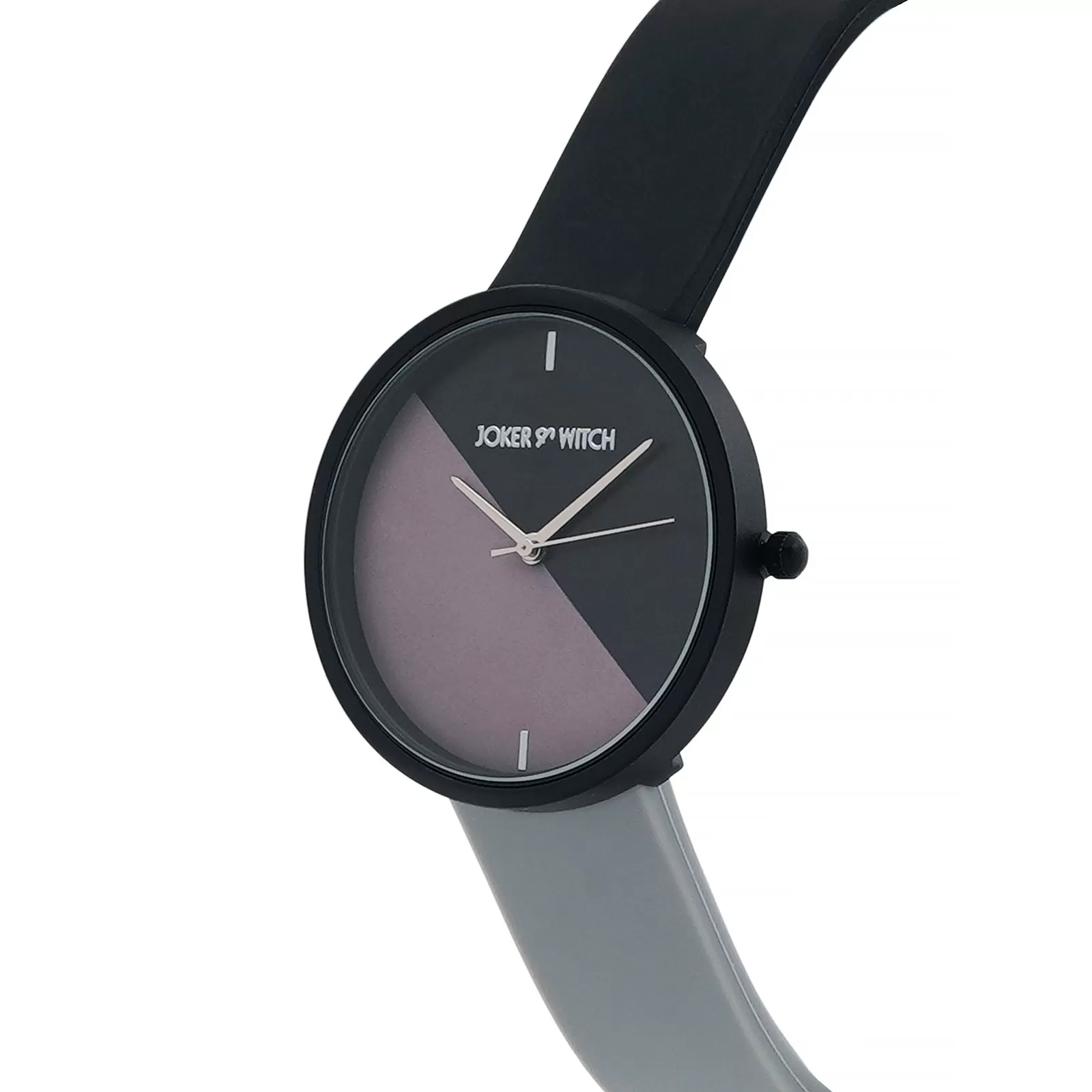 Duet Luminex  Black Silicone Strap Watch