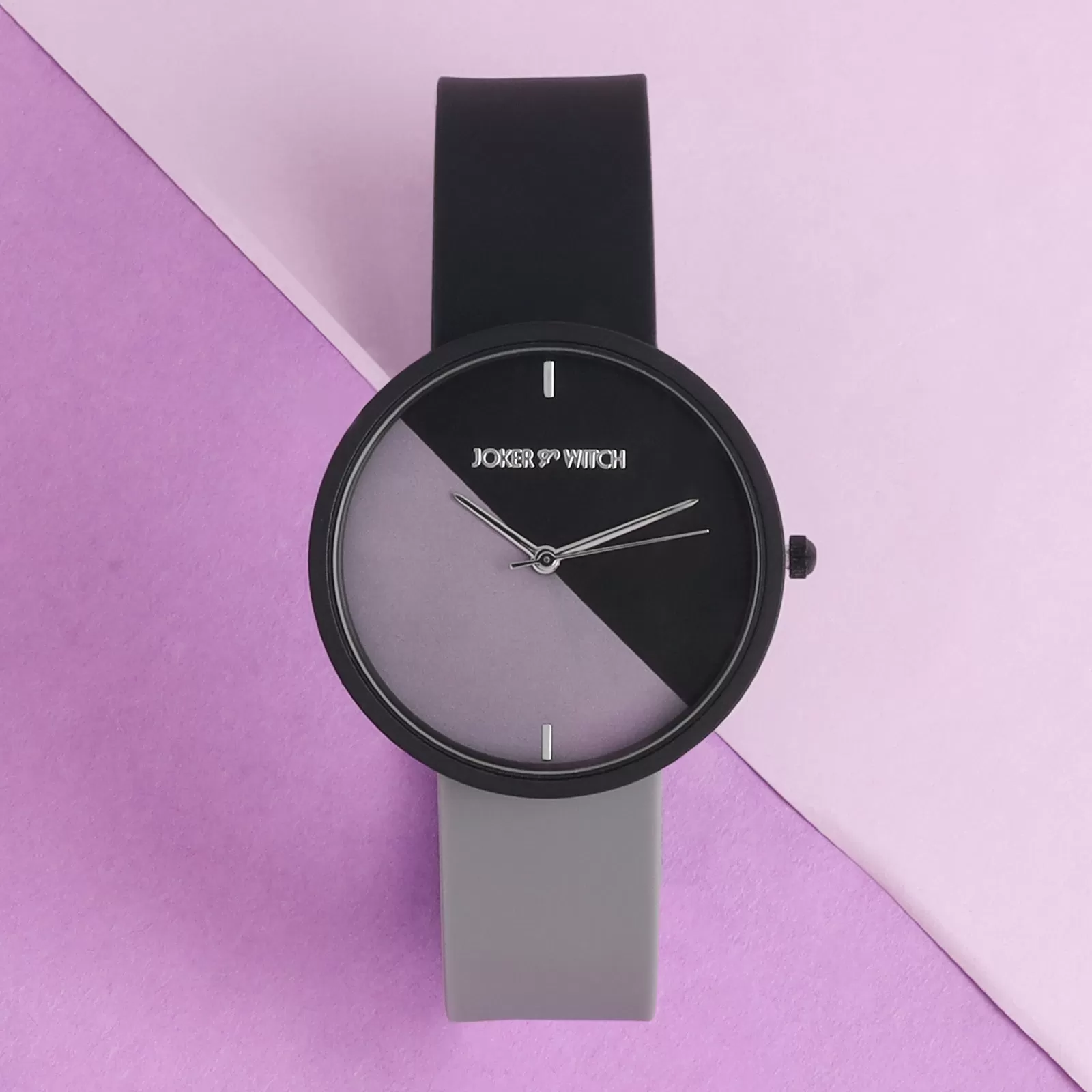 Duet Luminex  Black Silicone Strap Watch