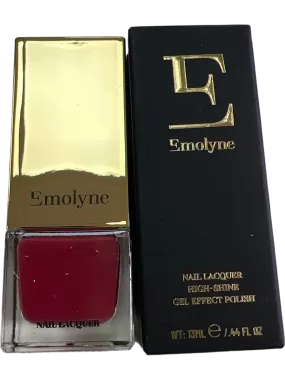 Emolyne Red Nail Lacquer High-Shine Gel Effect Polish