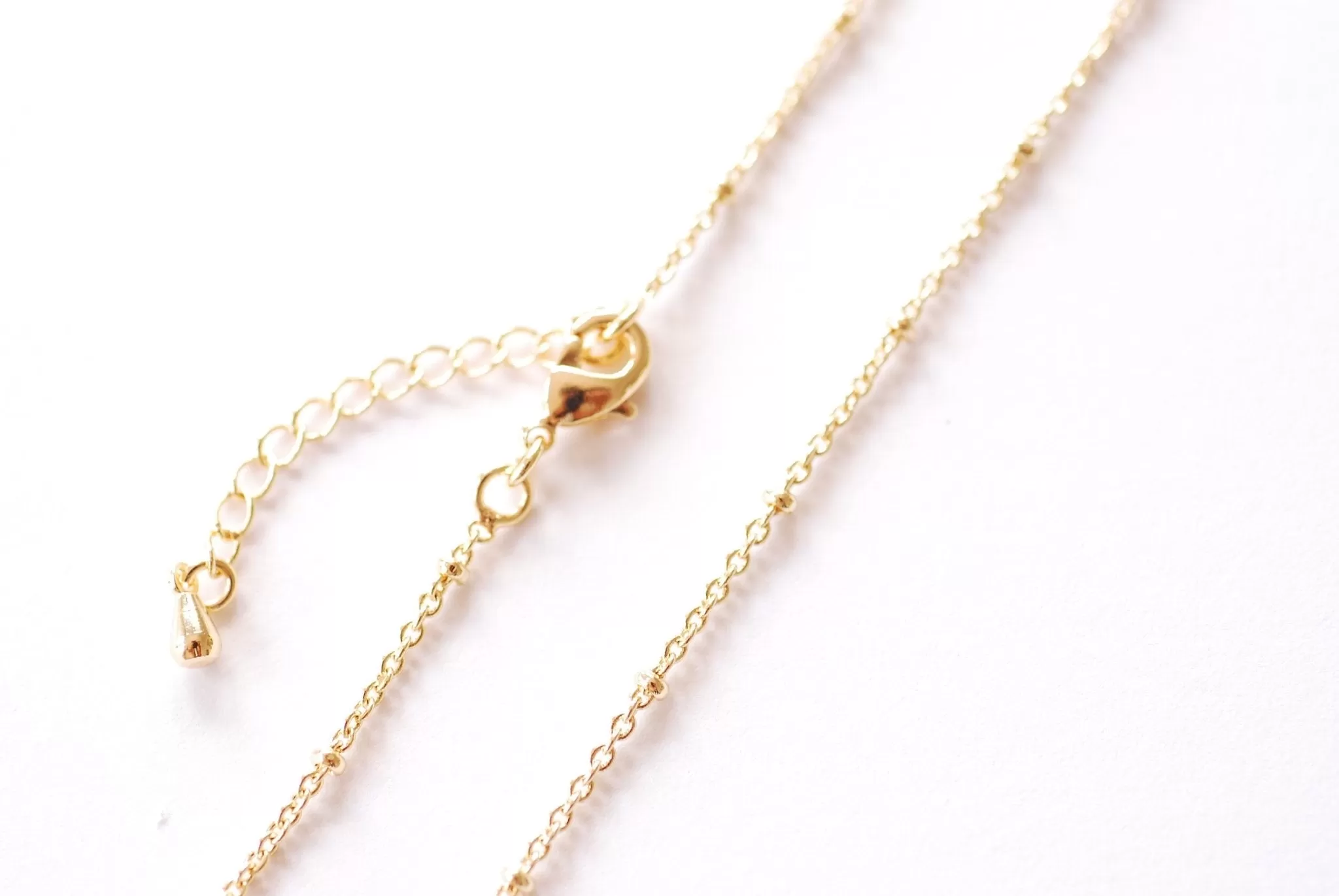 Finished Satellite Cable Chain | 18K Gold Plated over Brass | Ball Bead Curb Cable Chain Wholesale B307