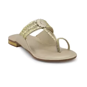 Golden Fancy Chappal G30358