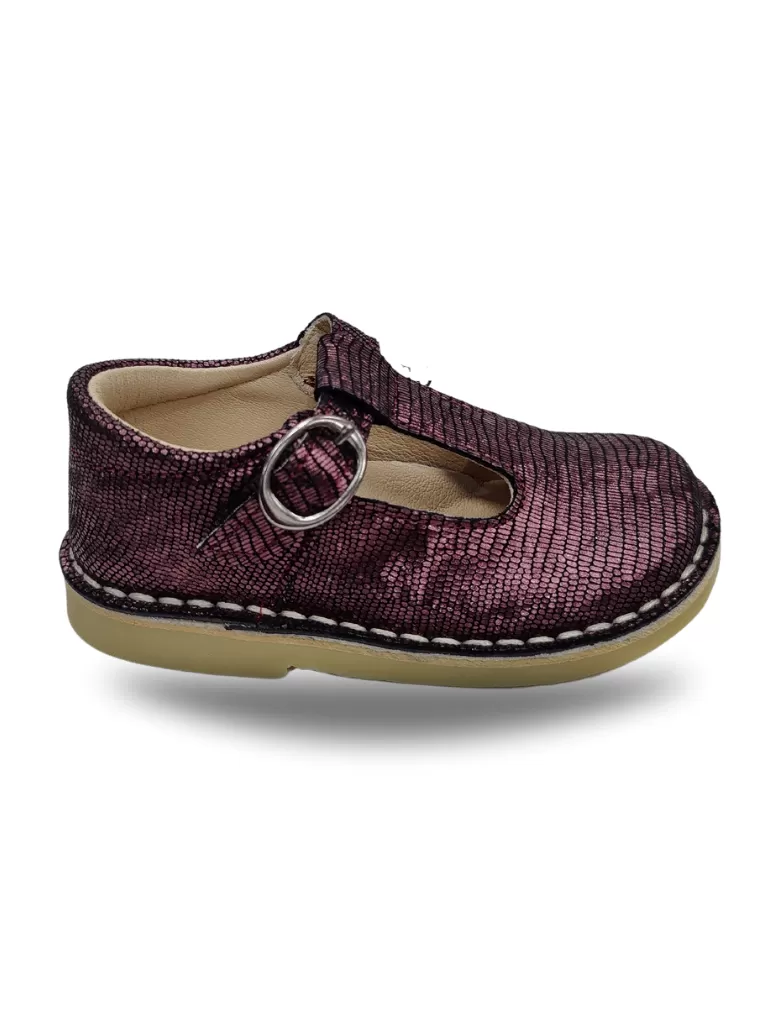 Infant Girls Shoes Petasil Purple Strap Crosspatch Bordo 5346 sale