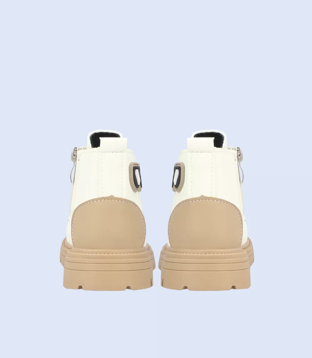 KB0123-BEIGE-Boys Casual Shoe