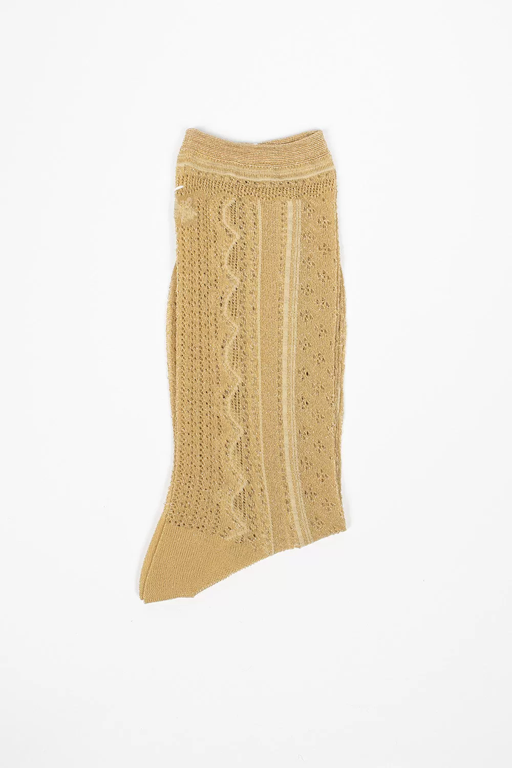 KT-161A Lace baller Socks Gold