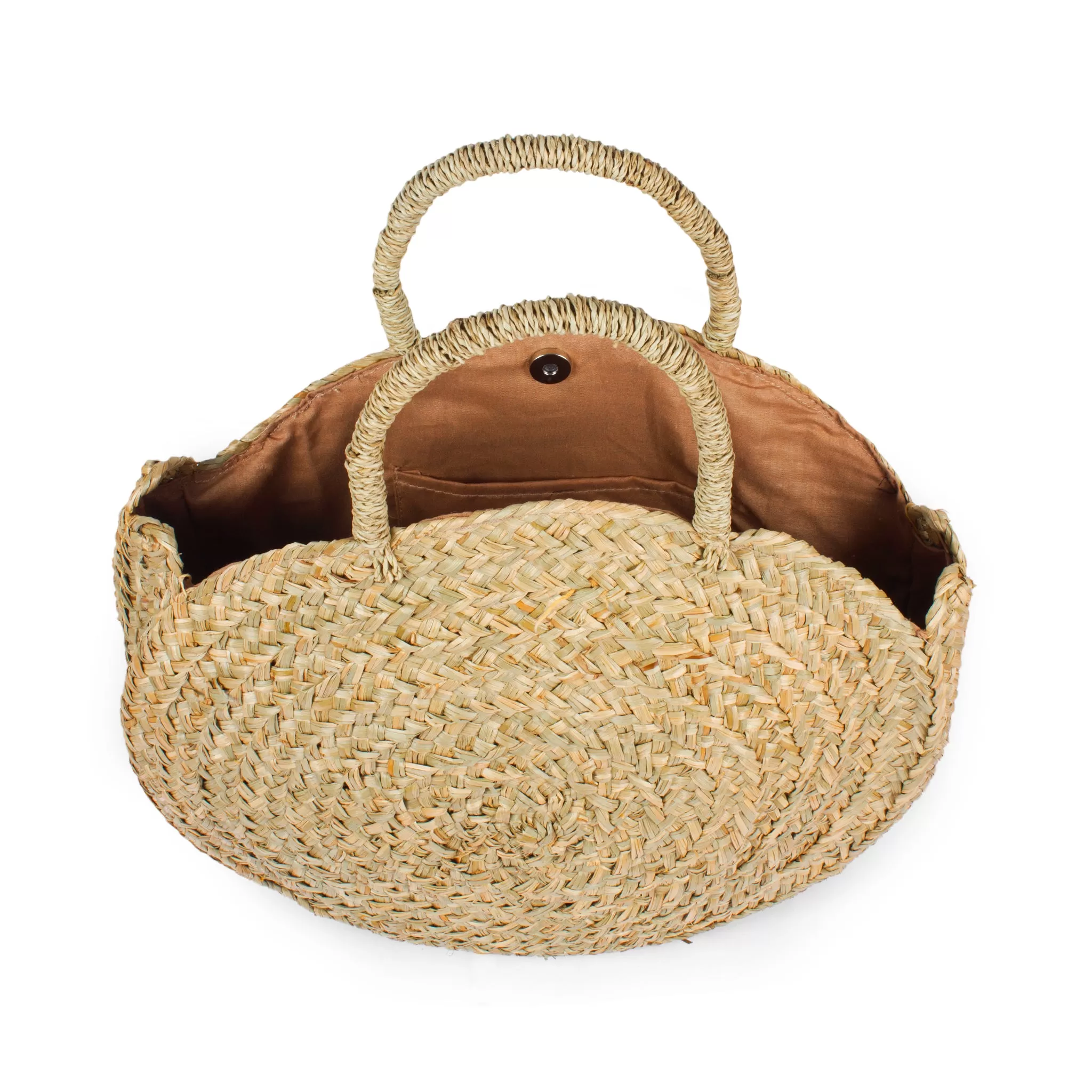 Large Circle basket bag