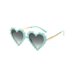 Millie Heart Sunglasses Sky