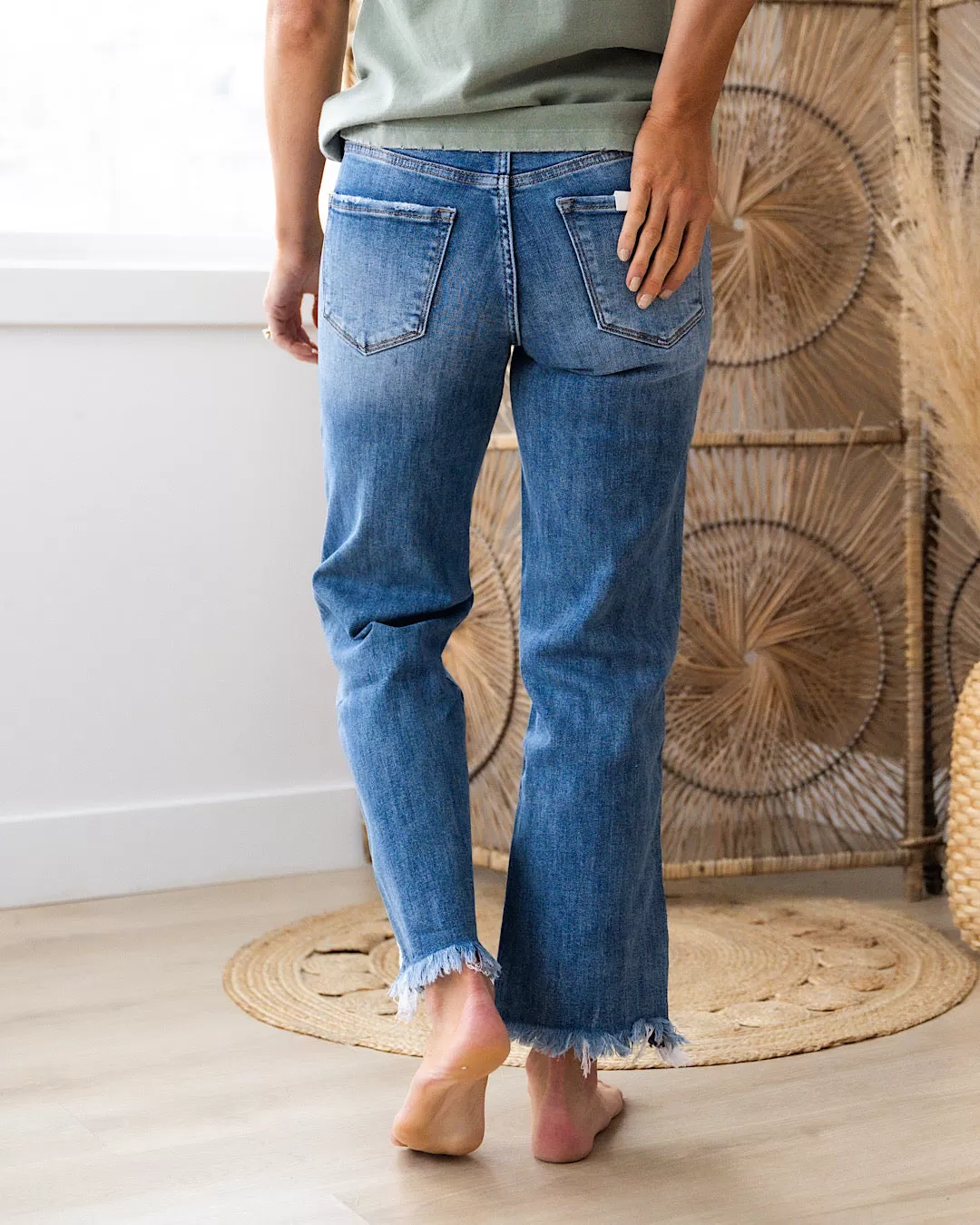 NEW! Lovervet Lucy Distressed Dad Jeans