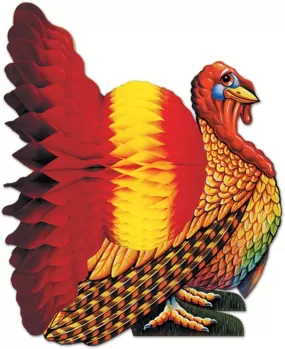 New Thanksgiving Tissue Turkey Centerpiece Party Accessory