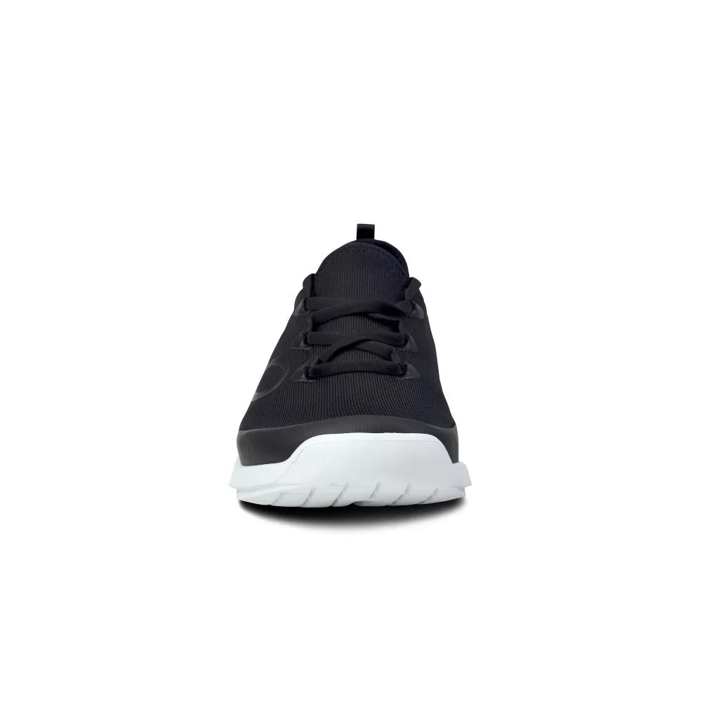 Oofos Men's OOmg Sport LS Low Shoe - White & Black