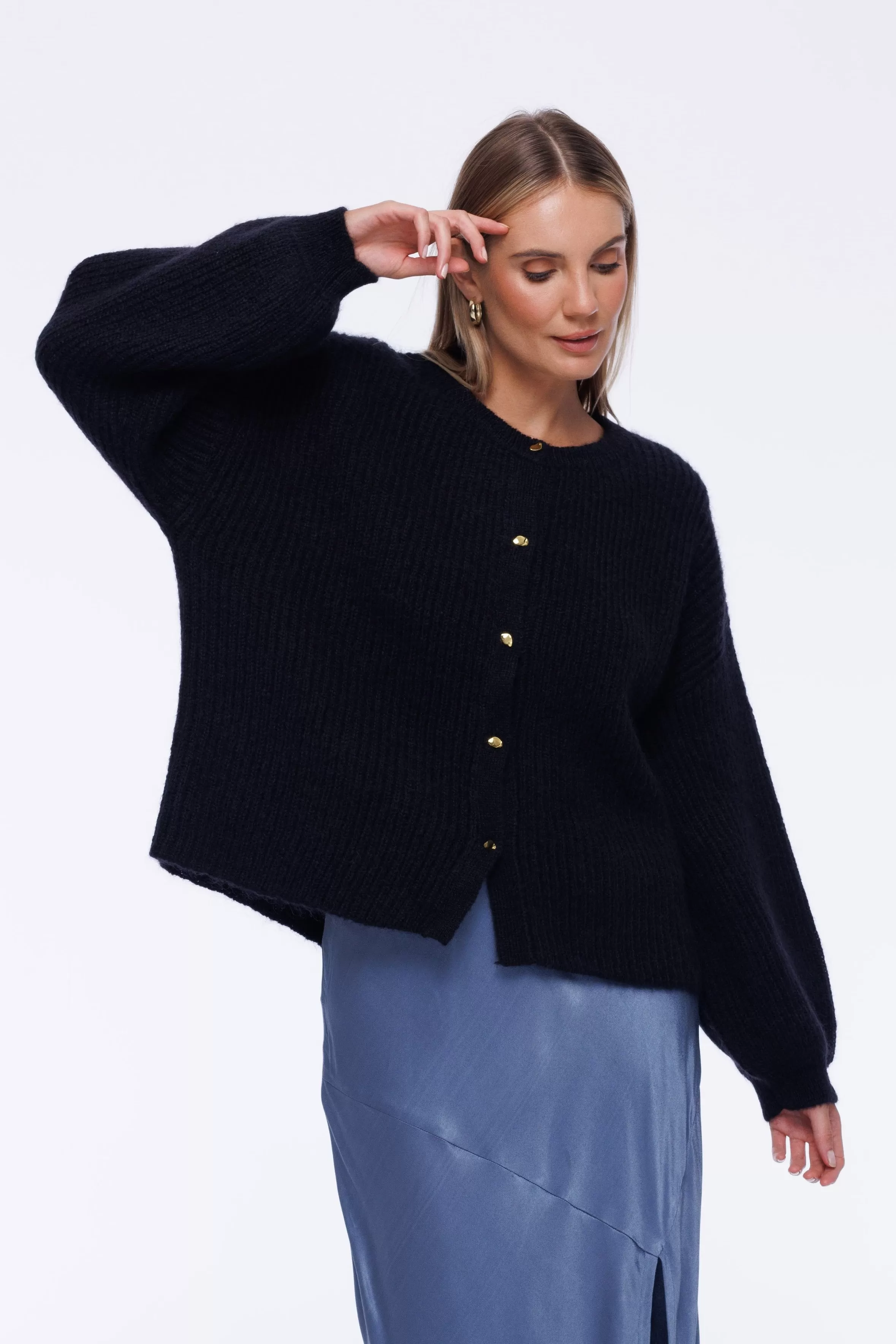 Party In A Cardi - Black