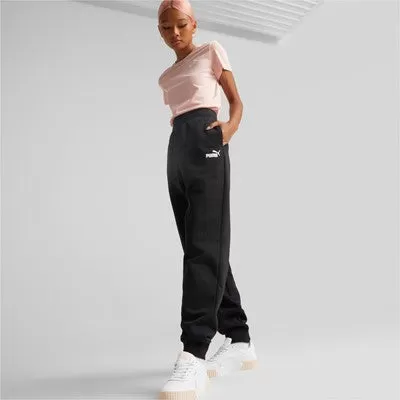 Puma women's cotton trousers with cuff ESS  Embroidery High-Waist Pants FL cl 670007 01 black