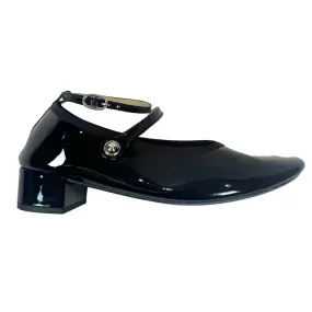 Repetto 310 Black Patent Elly Babies Maryjane Heels 38