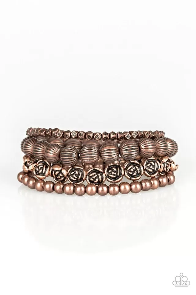 Rose Garden Gala Copper-Bracelet