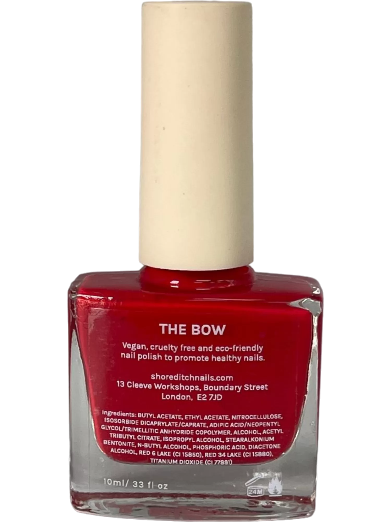 Shoreditch Nails Red Vegan Nail Polish BNWT