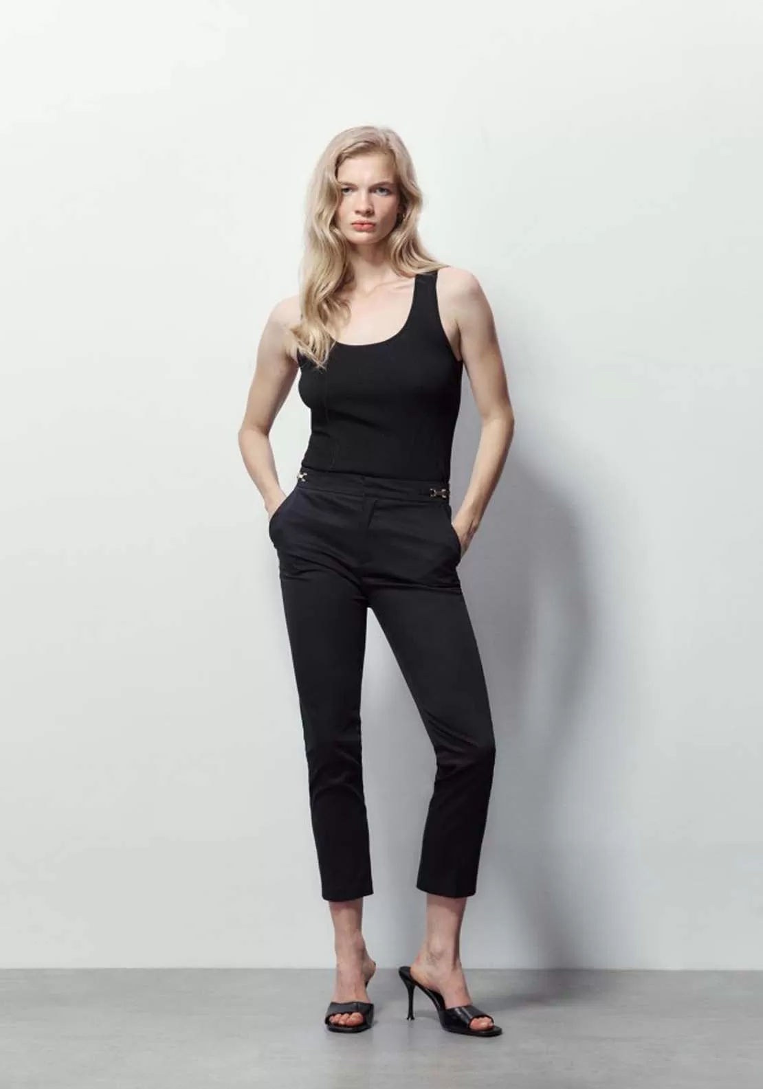 Side Buckle Trousers