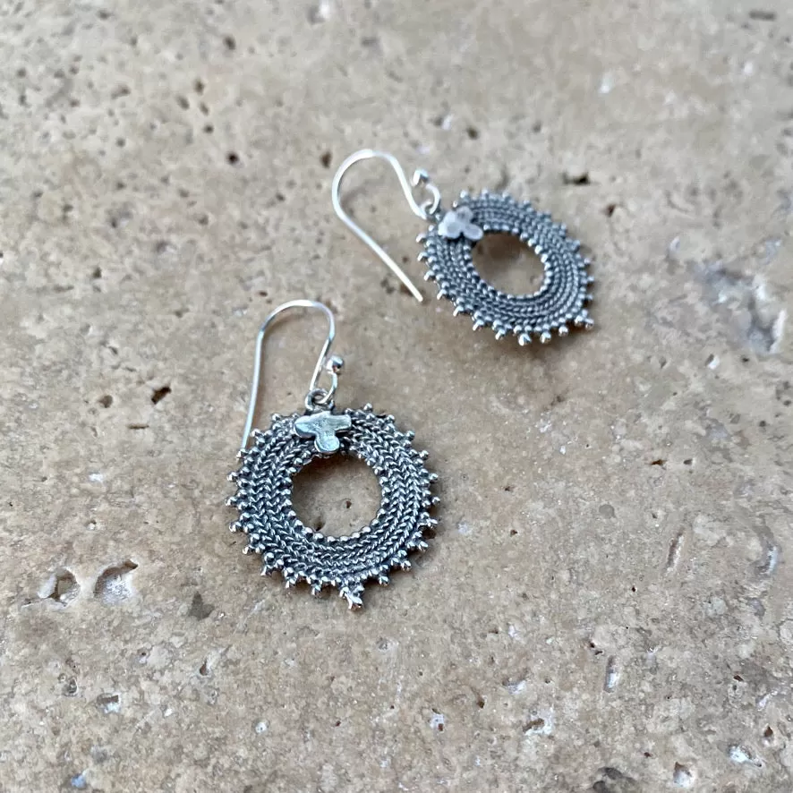 Sterling Silver Earrings - Surya