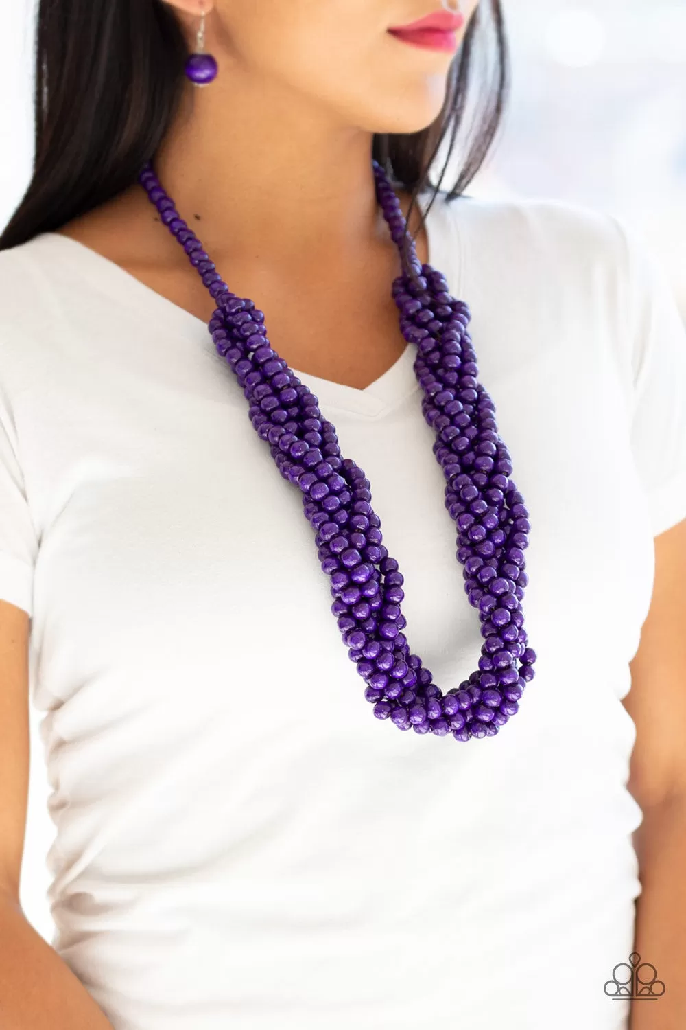 Tahiti Tropic Purple-Necklace