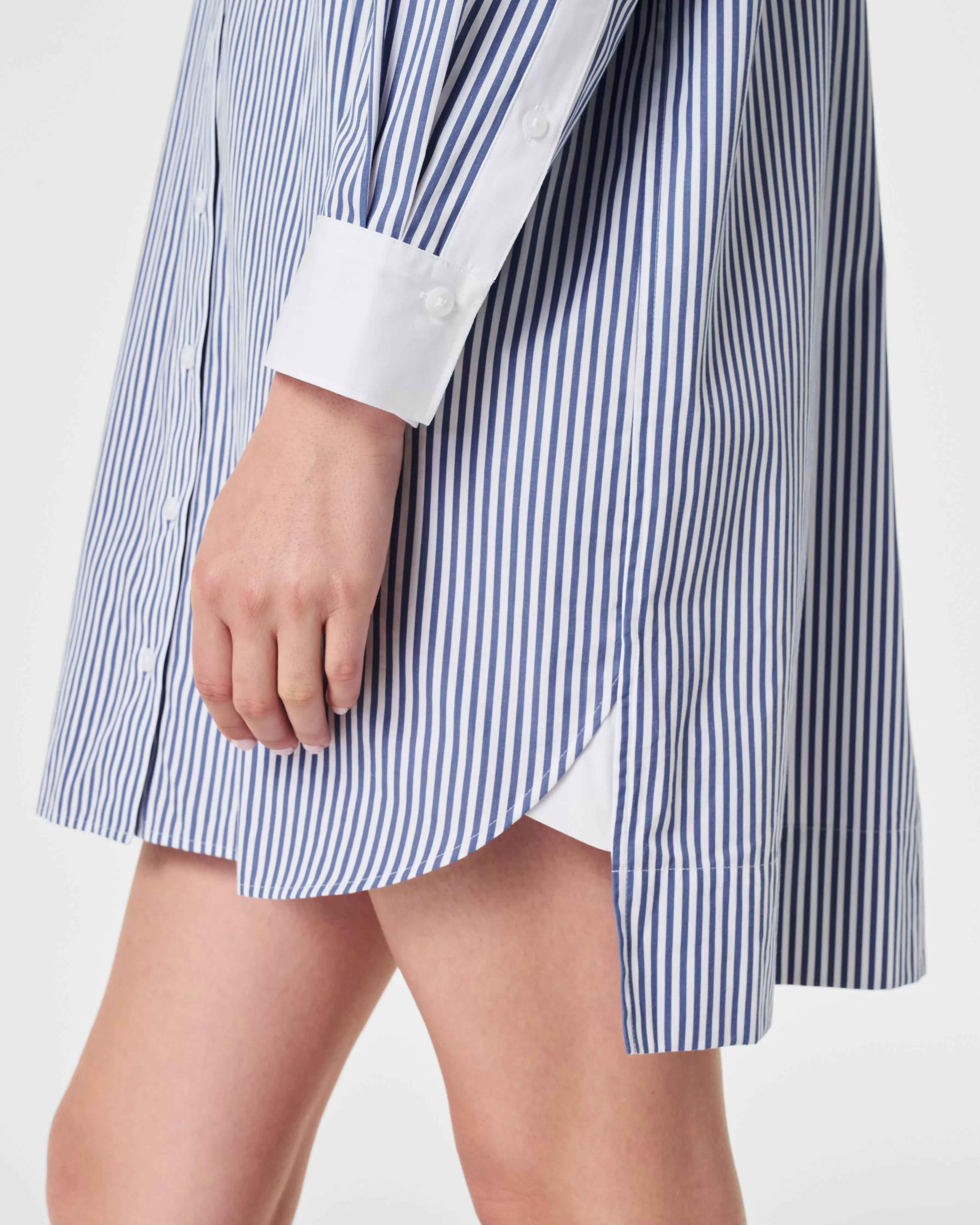 The Best Poplin Striped Shirt Dress