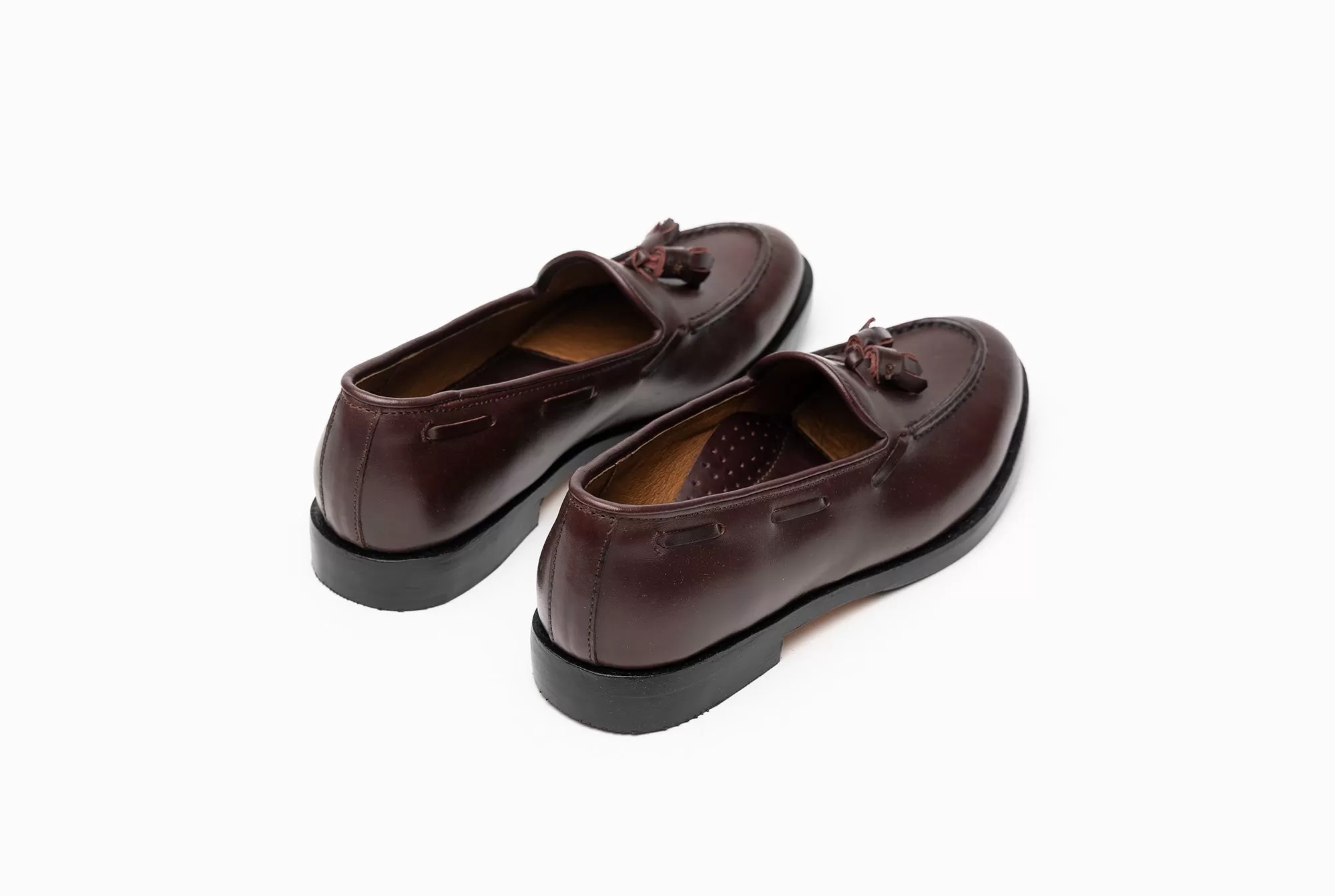 The Bonnie Tassel Loafers - Oxblood Burgundy