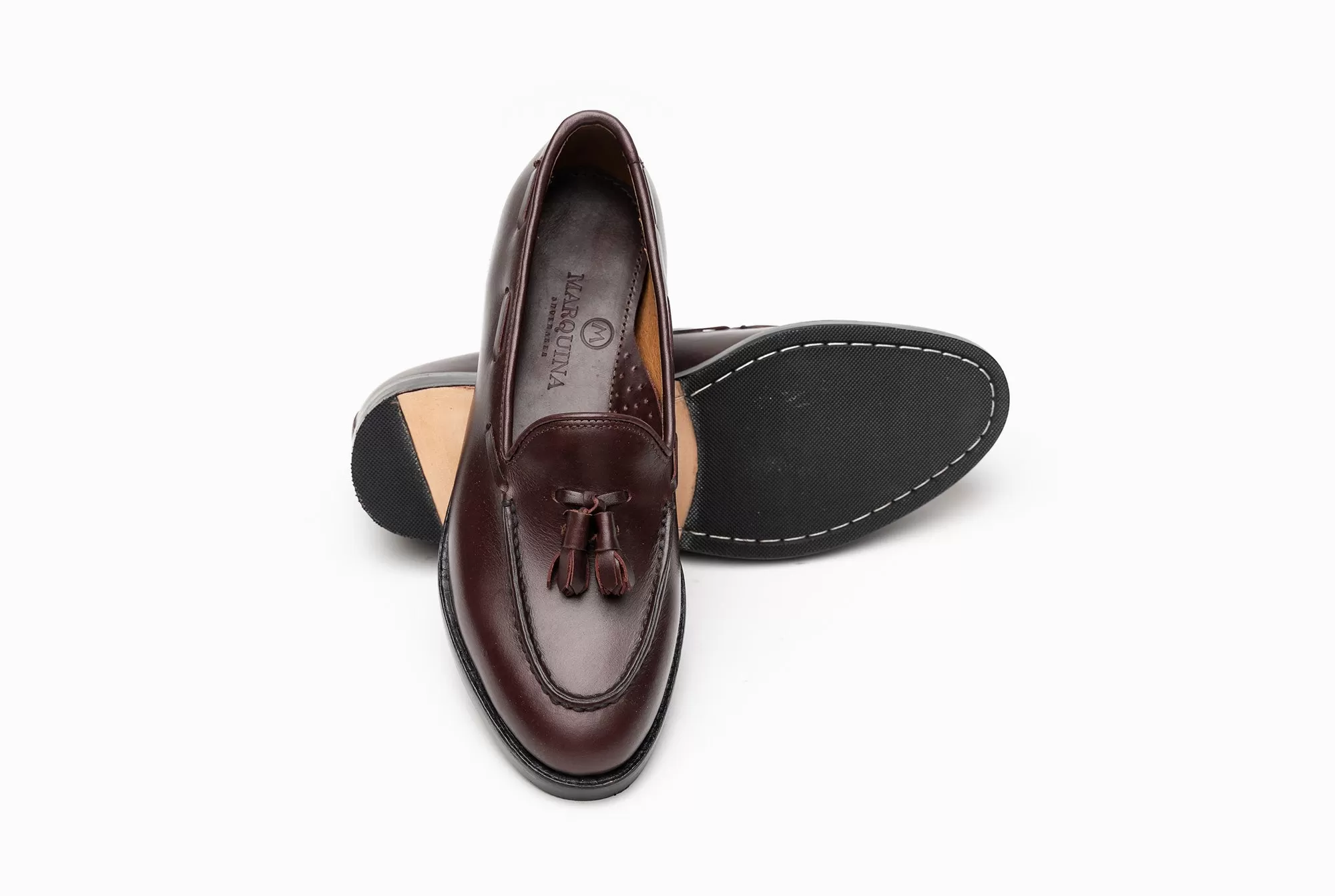 The Bonnie Tassel Loafers - Oxblood Burgundy