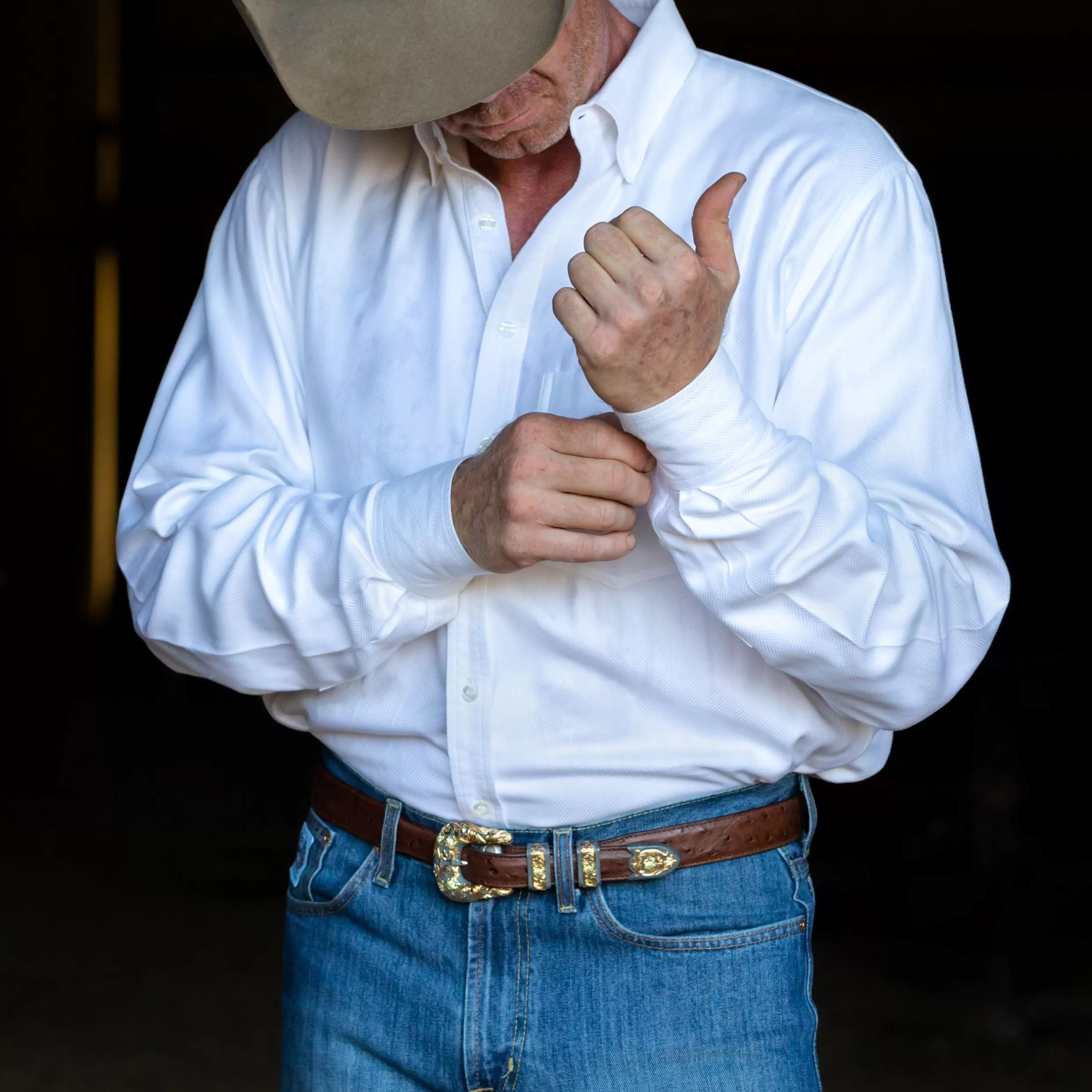 The Chet Vogt Stockyards Buckle Set