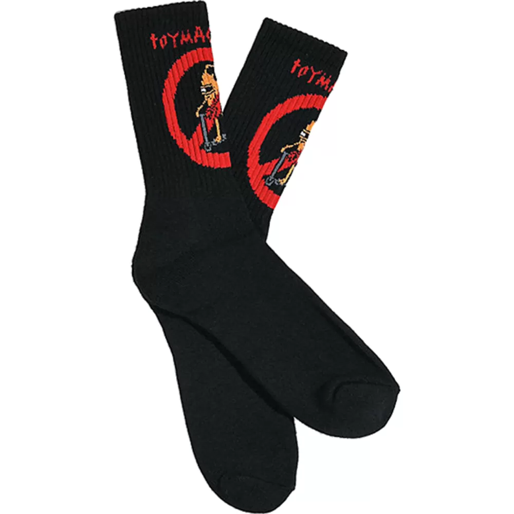 Toy Machine No Scooter Socks Black