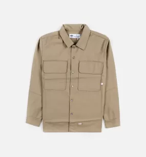 Twill Work Mens Long Sleeve Shirt - Sand