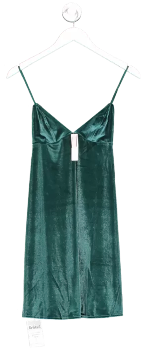 Victoria's Secret Green Velvet Slip Dress BNWT UK XS