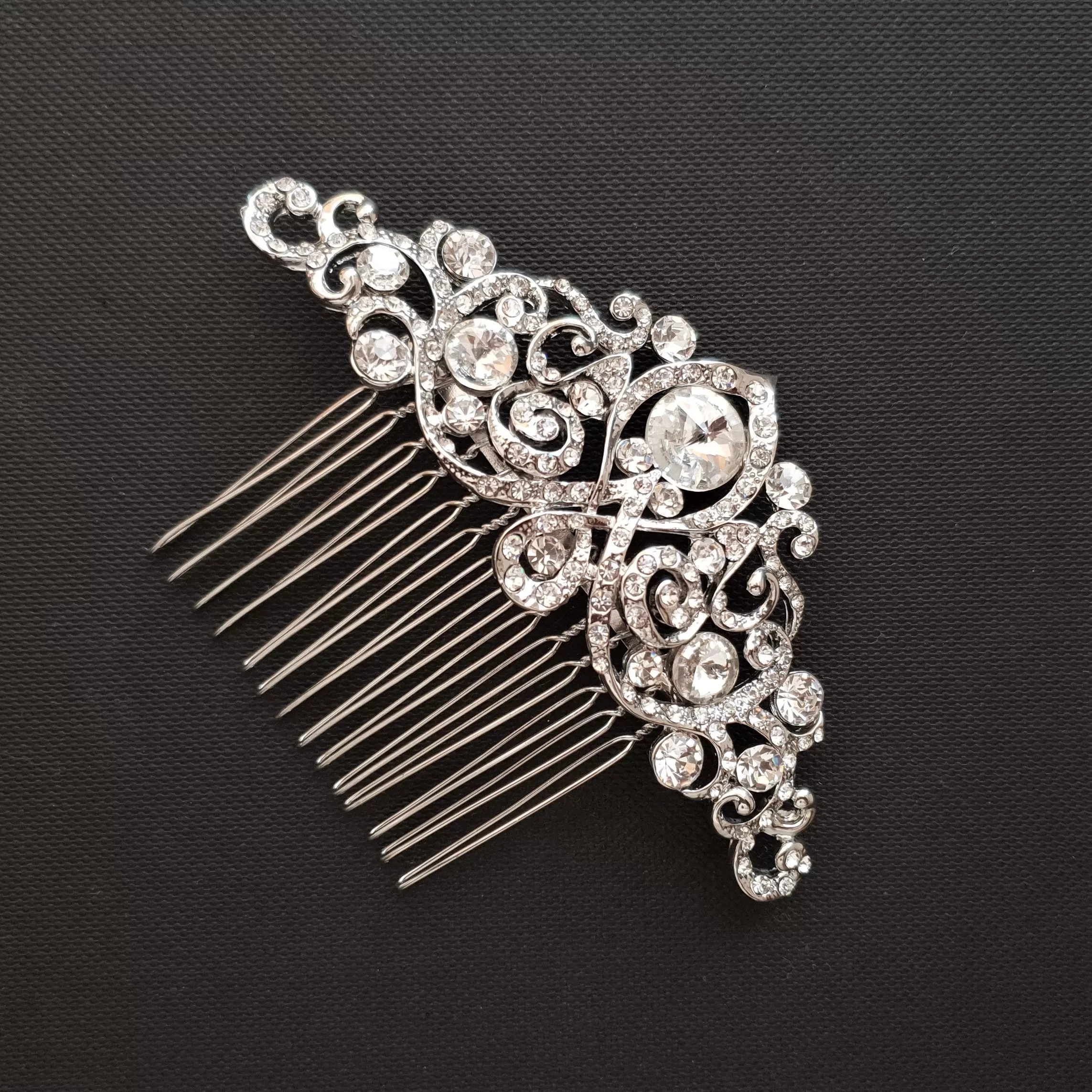 Vintage Wedding Hair Comb-Estelle