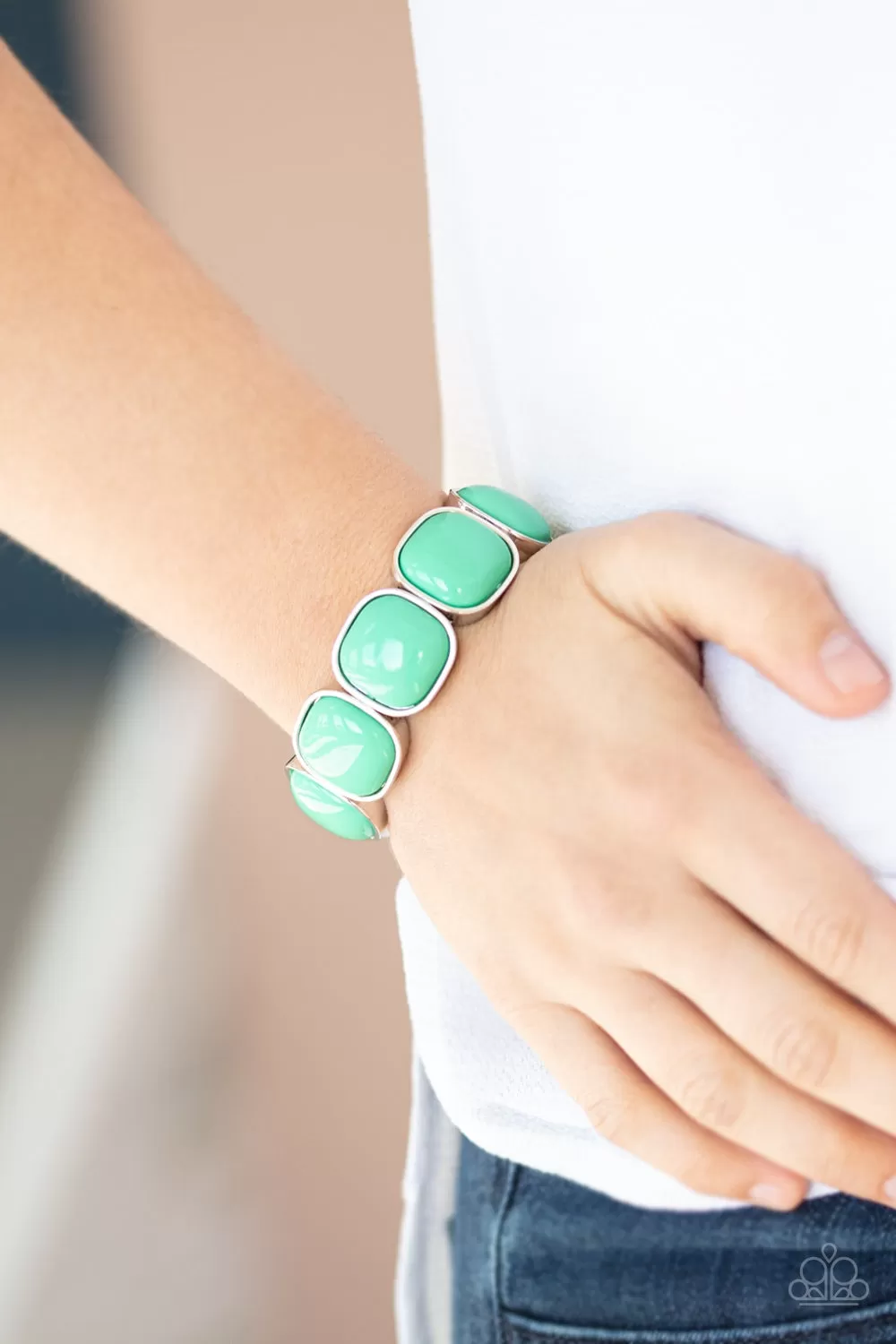 Vivacious Volume Green-Bracelet